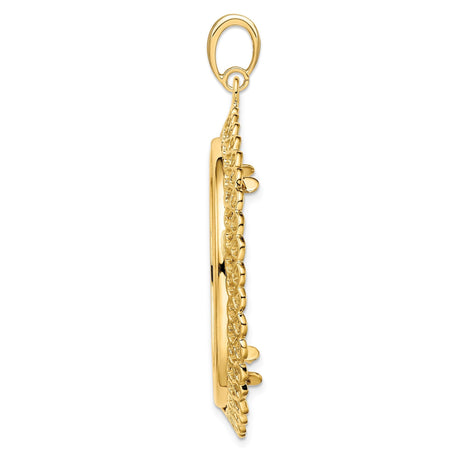 33 mm 14k Yellow Gold coin bezel for 32.7 mm Coin — alternate view