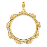 33 mm 14k Yellow Gold coin bezel for 32.7 mm Coin — additional image