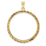 33 mm 14k Yellow Gold coin bezel for 32.7 mm Coin — additional image