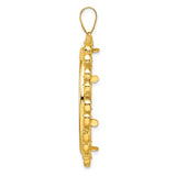 33 mm 14k Yellow Gold coin bezel for 32.7 mm Coin — alternate view