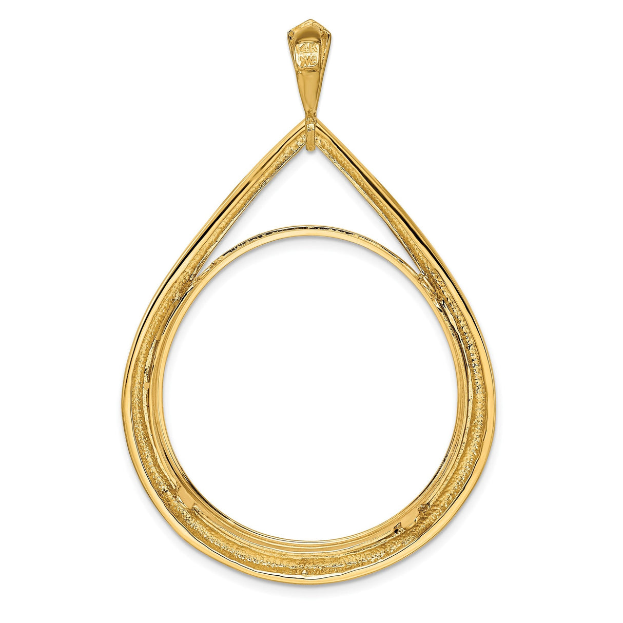 33 mm 14k Yellow Gold coin bezel for 32.7 mm Coin — additional image