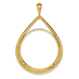 33 mm 14k Yellow Gold coin bezel for 32.7 mm Coin — additional image