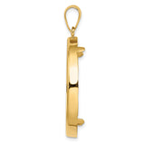33 mm 14k Yellow Gold coin bezel for 32.7 mm Coin — alternate view