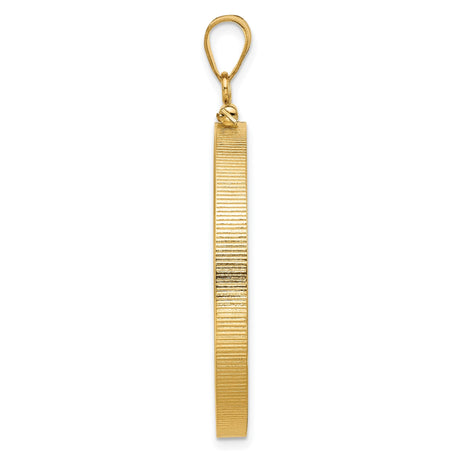 33 mm 14k Yellow Gold coin bezel for 32.7 mm Coin — alternate view