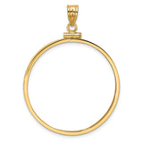 33 mm 14k Yellow Gold coin bezel for 32.7 mm Coin — additional image