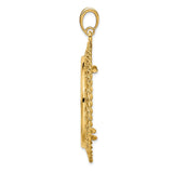 33 mm 14k Yellow Gold coin bezel for 32.7 mm Coin — alternate view