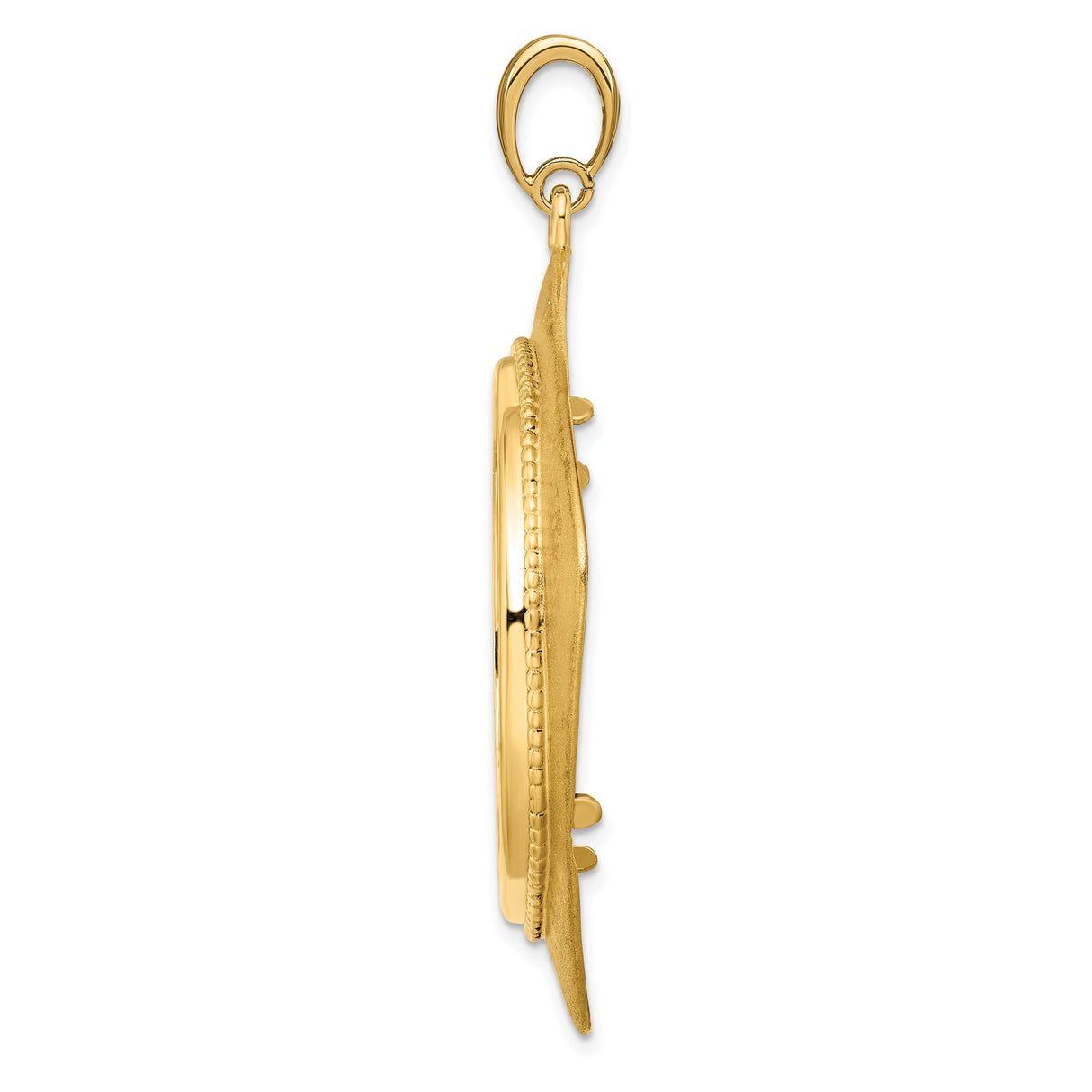 33 mm 14k Yellow Gold coin bezel for 32.7 mm Coin — alternate view