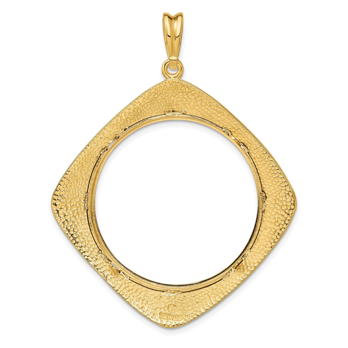 33 mm 14k Yellow Gold coin bezel for 32.7 mm Coin — additional image