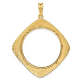 33 mm 14k Yellow Gold coin bezel for 32.7 mm Coin — additional image