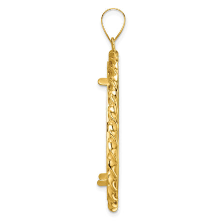 33 mm 14k Yellow Gold coin bezel for 32.7 mm Coin — alternate view
