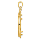 33 mm 14k Yellow Gold coin bezel for 32.7 mm Coin — alternate view