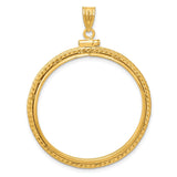33 mm 14k Yellow Gold coin bezel for 32.7 mm Coin — additional image