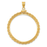 33 mm 14k Yellow Gold coin bezel for 32.7 mm Coin — additional image
