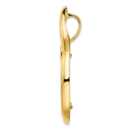 34 mm 14k Yellow Gold coin bezel for 34.2 mm Coin — alternate view