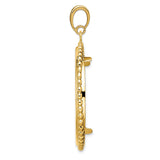 34 mm 14k Yellow Gold coin bezel for 34.2 mm Coin — alternate view