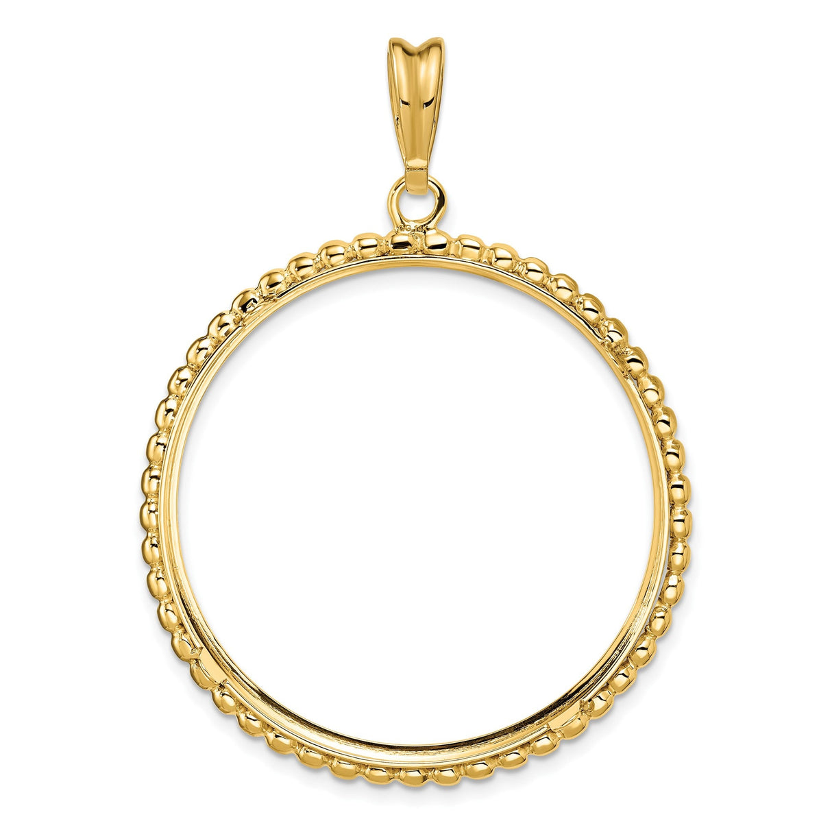 34 mm 14k Yellow Gold coin bezel for 34.2 mm Coin — additional image
