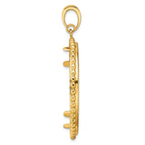 34 mm 14k Yellow Gold coin bezel for 34.2 mm Coin — alternate view