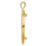 34 mm 14k Yellow Gold coin bezel for 34.2 mm Coin — alternate view