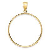 34 mm 14k Yellow Gold coin bezel for 34.2 mm Coin — additional image