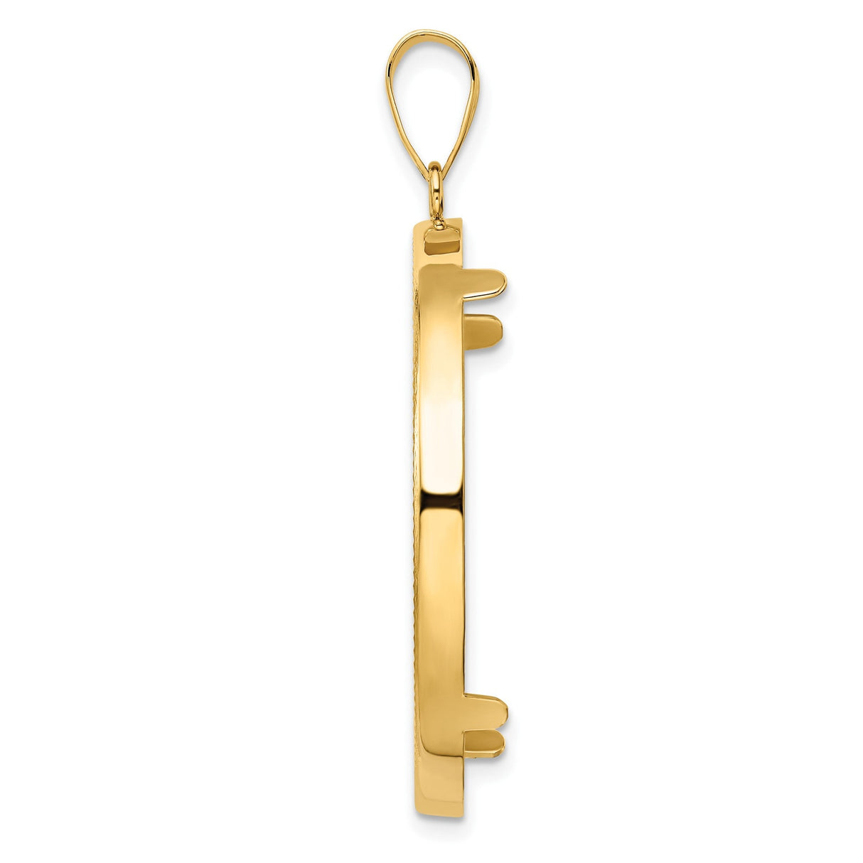 34 mm 14k Yellow Gold coin bezel for 34.2 mm Coin — alternate view