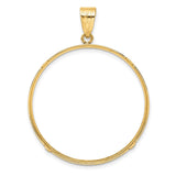 34 mm 14k Yellow Gold coin bezel for 34.2 mm Coin — additional image