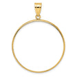 34 mm 14k Yellow Gold coin bezel for 34.2 mm Coin