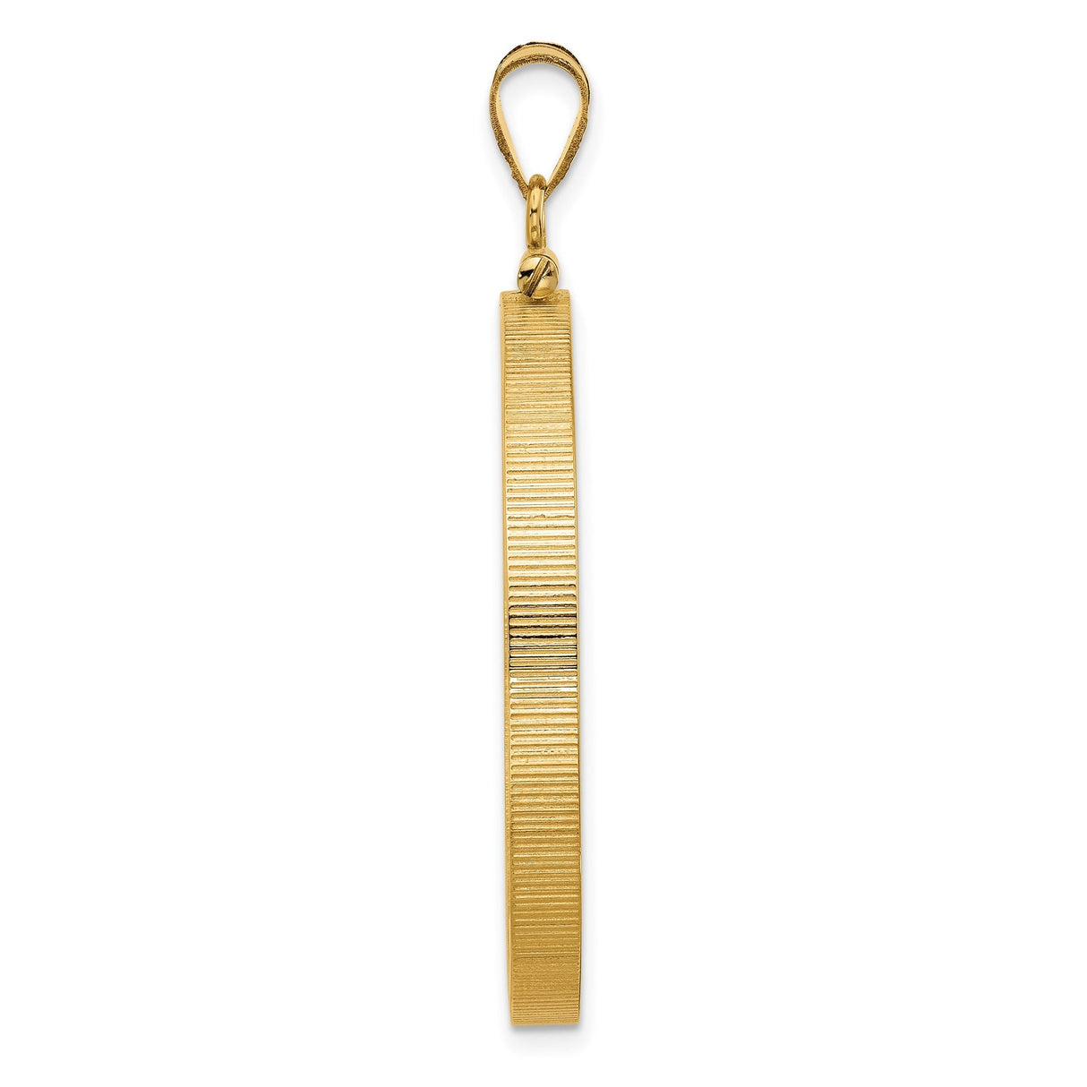 34 mm 14k Yellow Gold coin bezel for 34.2 mm Coin — alternate view