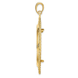 34 mm 14k Yellow Gold coin bezel for 34.2 mm Coin — alternate view