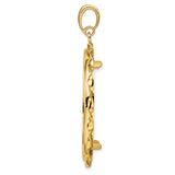 34 mm 14k Yellow Gold coin bezel for 34.2 mm Coin — alternate view