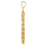 34 mm 14k Yellow Gold coin bezel for 34.2 mm Coin — alternate view