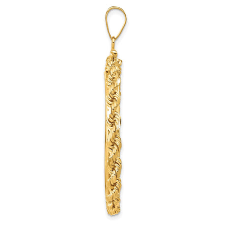 34 mm 14k Yellow Gold coin bezel for 34.2 mm Coin — alternate view