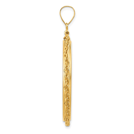 34 mm 14k Yellow Gold coin bezel for 34.2 mm Coin — alternate view