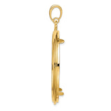 37 mm 14k Yellow Gold coin bezel for 37 mm Coin — alternate view