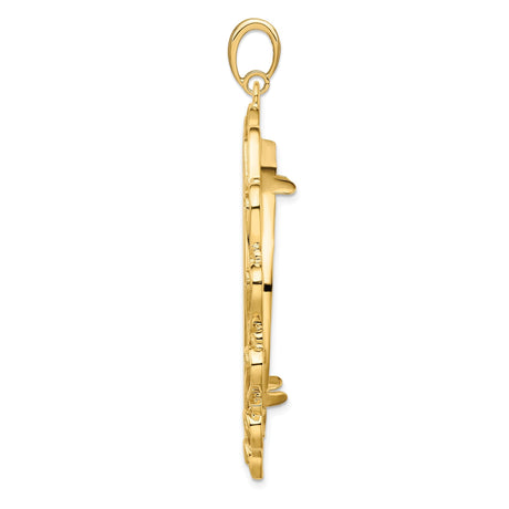 37 mm 14k Yellow Gold coin bezel for 37 mm Coin — alternate view