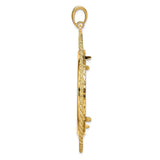 37 mm 14k Yellow Gold coin bezel for 37 mm Coin — alternate view