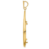 37 mm 14k Yellow Gold coin bezel for 37 mm Coin — alternate view