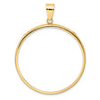 37 mm 14k Yellow Gold coin bezel for 37 mm Coin