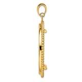 37 mm 14k Yellow Gold coin bezel for 37 mm Coin — alternate view
