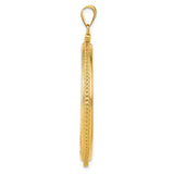 37 mm 14k Yellow Gold coin bezel for 37 mm Coin — alternate view