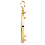 38 mm 14k Yellow Gold coin bezel for 38.1 mm Coin — alternate view