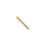 14K Yellow Gold 1.1 mm Polished Chain Necklace detail view