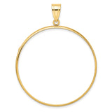 41 mm 14k Yellow Gold coin bezel for 40.6 mm Coin