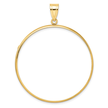 41 mm 14k Yellow Gold coin bezel for 40.6 mm Coin