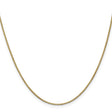 10K Yellow Gold 1 mm Box Chain Necklace, Polished