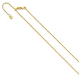 10K Yellow Gold 1 mm Polished Chain Necklace