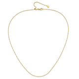 10K Yellow Gold 0.9 mm Singapore Chain Necklace, Polished