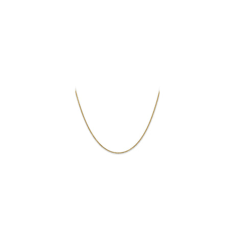 10K Yellow Gold 1.1 mm Polished Chain Necklace
