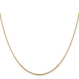 10K Yellow Gold 0.95 mm Box Chain Necklace, Polished