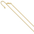 10K Yellow Gold 1.35 mm Polished Chain Necklace