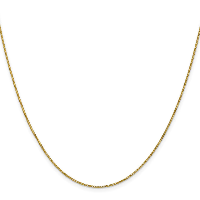 14K Yellow Gold 1 mm Franco Chain Necklace, Polished